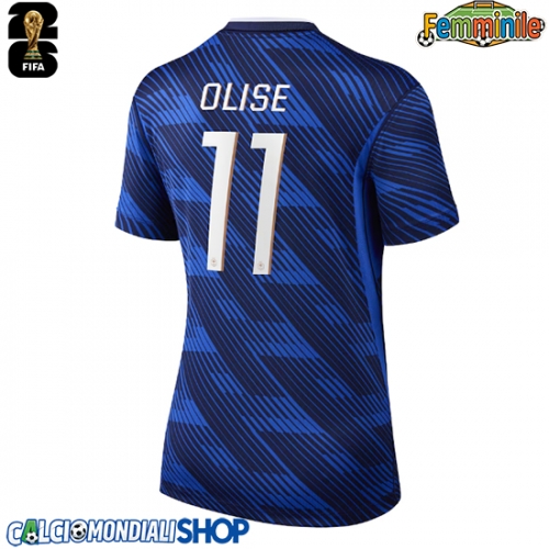 Maglie da calcio Francia Michael Olise #11 Prima Maglia Femminile Mondiali 2026  Manica Corta